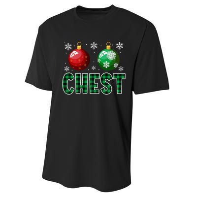 Chest Nuts Christmas Matching Couple Chestnuts Performance Sprint T-Shirt