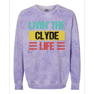 Clyde Name Colorblast Crewneck Sweatshirt