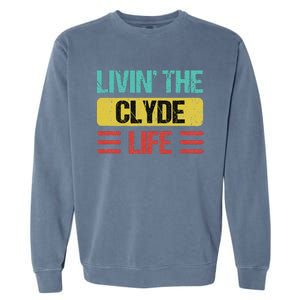 Clyde Name Garment-Dyed Sweatshirt