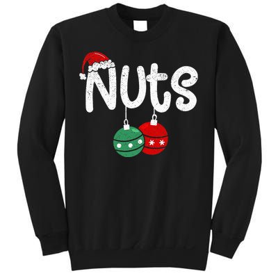 Chest Nuts Couple Christmas Pajama Chestnuts Xmas Gift  Sweatshirt