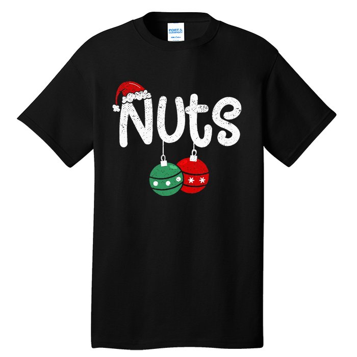 Chest Nuts Couple Christmas Pajama Chestnuts Xmas Gift  Tall T-Shirt