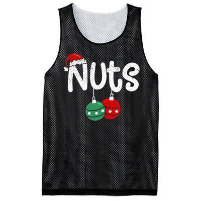 Chest Nuts Couple Christmas Pajama Chestnuts Xmas Gift  Mesh Reversible Basketball Jersey Tank