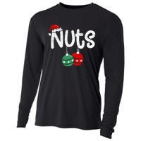 Chest Nuts Couple Christmas Pajama Chestnuts Xmas Gift  Cooling Performance Long Sleeve Crew