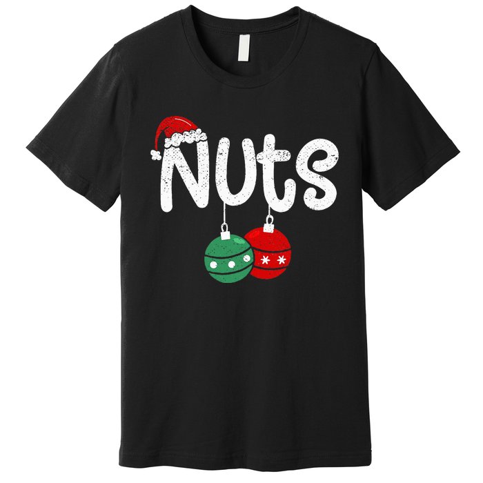 Chest Nuts Couple Christmas Pajama Chestnuts Xmas Gift  Premium T-Shirt