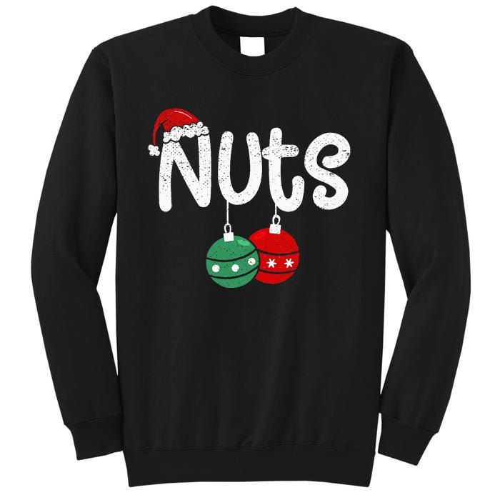 Chest Nuts Couple Christmas Pajama Chestnuts Xmas Gift  Tall Sweatshirt