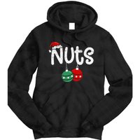 Chest Nuts Couple Christmas Pajama Chestnuts Xmas Gift  Tie Dye Hoodie