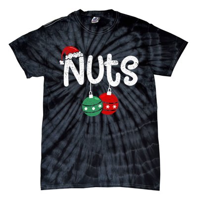 Chest Nuts Couple Christmas Pajama Chestnuts Xmas Gift  Tie-Dye T-Shirt