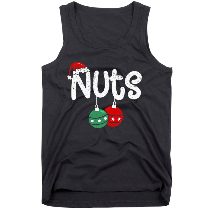 Chest Nuts Couple Christmas Pajama Chestnuts Xmas Gift  Tank Top