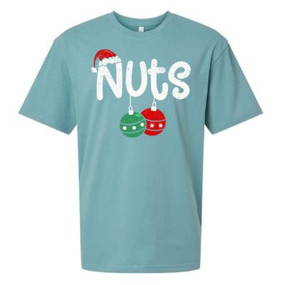 Chest Nuts Couple Christmas Pajama Chestnuts Xmas Gift  Sueded Cloud Jersey T-Shirt