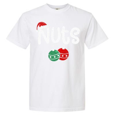 Chest Nuts Couple Christmas Pajama Chestnuts Xmas Gift  Garment-Dyed Heavyweight T-Shirt