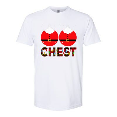 Chest Nuts Christmas Matching Couple Chestnuts Xmas  Softstyle® CVC T-Shirt