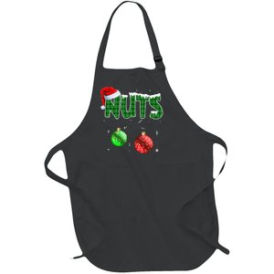 Chest Nuts Christmas Matching Couple Chestnuts Full-Length Apron With Pockets