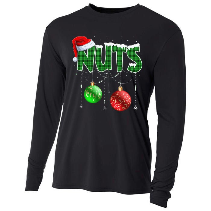 Chest Nuts Christmas Matching Couple Chestnuts Cooling Performance Long Sleeve Crew