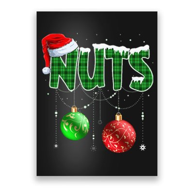 Chest Nuts Christmas Matching Couple Chestnuts Poster