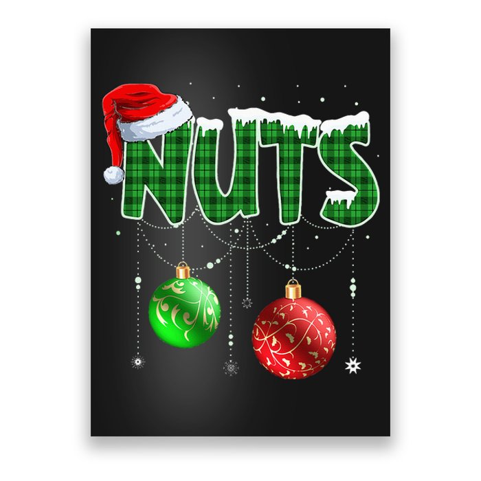 Chest Nuts Christmas Matching Couple Chestnuts Poster