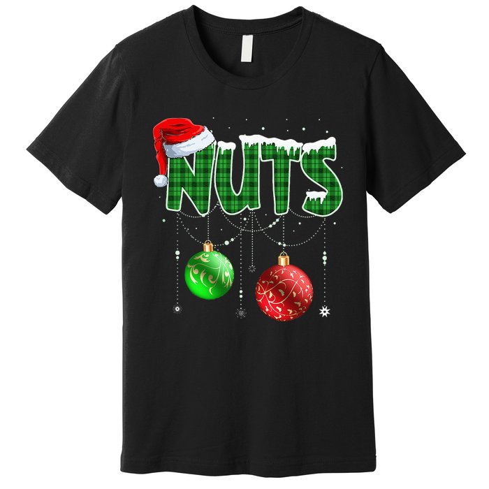 Chest Nuts Christmas Matching Couple Chestnuts Premium T-Shirt