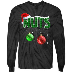 Chest Nuts Christmas Matching Couple Chestnuts Tie-Dye Long Sleeve Shirt