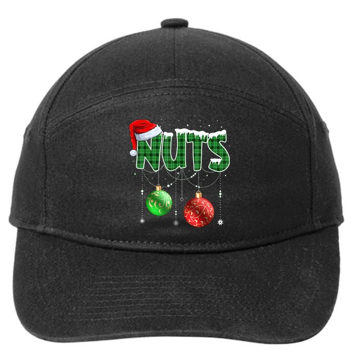 Chest Nuts Christmas Matching Couple Chestnuts 7-Panel Snapback Hat