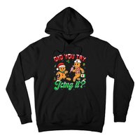 Christmas Nurse Did You Try Icing It Gingerbread Man Hoodie