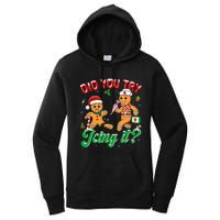 Christmas Nurse Did You Try Icing It Gingerbread Man Women's Pullover Hoodie