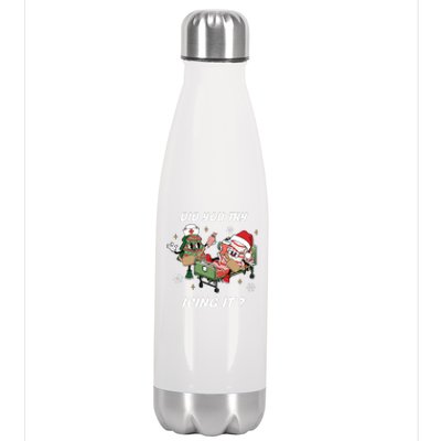 Christmas Nurse Did You Try Icing It Nurse Christmas Stainless Steel Insulated Water Bottle