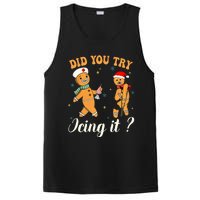 Christmas Nurse Did You Try Icing It Gingerbread Man PosiCharge Competitor Tank