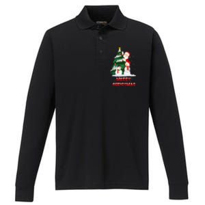 Christmas Next Day Delivery Classic Performance Long Sleeve Polo