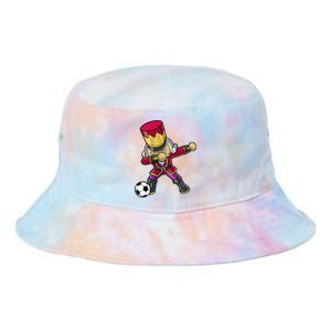 Christmas Nutcracker Dabbing Soccer Player Team Coach Dad Tie Dye Newport Bucket Hat