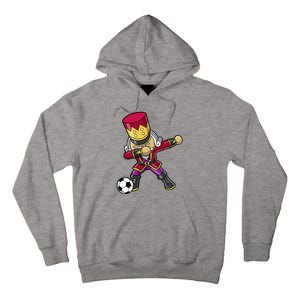 Christmas Nutcracker Dabbing Soccer Player Team Coach Dad Tall Hoodie