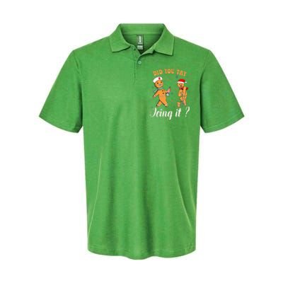 Christmas Nurse Did You Try Icing It Gingerbread Man Softstyle Adult Sport Polo