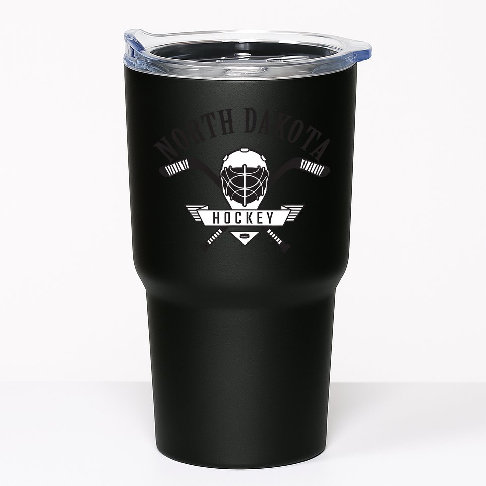 Classic North Dakota Hockey Tumbler