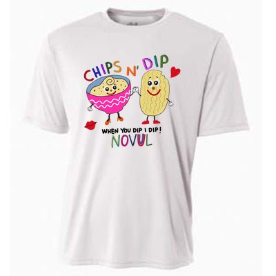 Chips N Dip When You Dip I Dip Novul Cooling Performance Crew T-Shirt