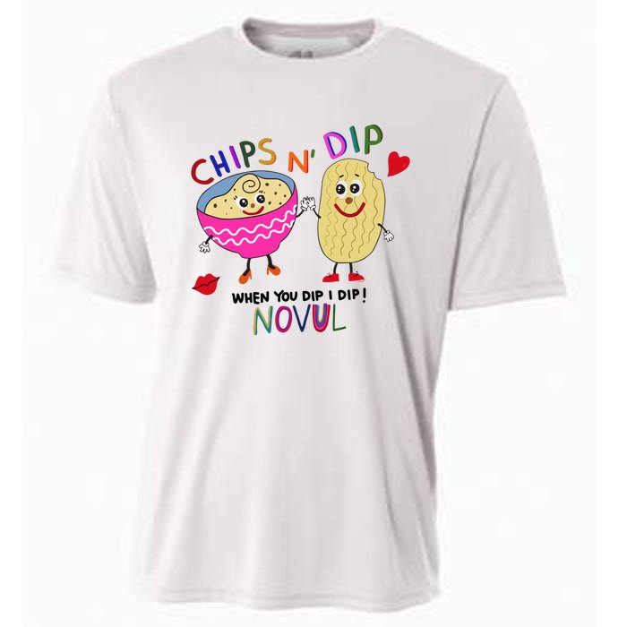 Chips N Dip When You Dip I Dip Novul Cooling Performance Crew T-Shirt