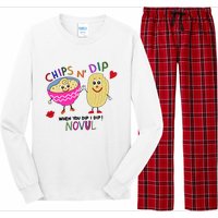 Chips N Dip When You Dip I Dip Novul Long Sleeve Pajama Set