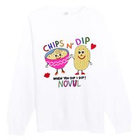 Chips N Dip When You Dip I Dip Novul Premium Crewneck Sweatshirt