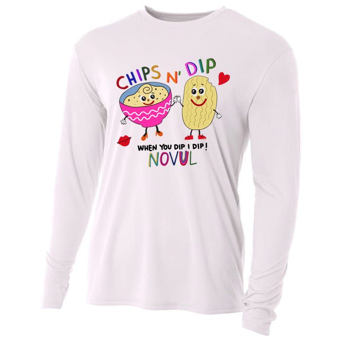 Chips N Dip When You Dip I Dip Novul Cooling Performance Long Sleeve Crew