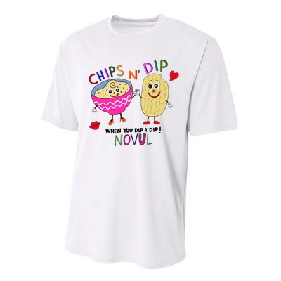 Chips N Dip When You Dip I Dip Novul Performance Sprint T-Shirt