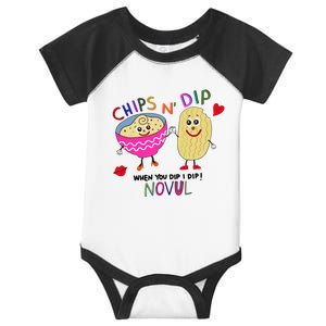 Chips N Dip When You Dip I Dip Novul Infant Baby Jersey Bodysuit