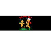 Christmas Nurse Did You Try Icing It Gingerbread Man Bumper Sticker