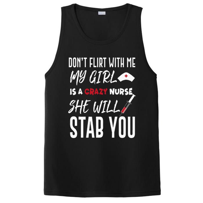 Crazy Nurse Dont Flirt With Me For Boyfriends PosiCharge Competitor Tank