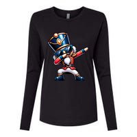 Christmas Nutcracker Dabbing Santa Xmas Funny Womens Cotton Relaxed Long Sleeve T-Shirt