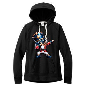 Christmas Nutcracker Dabbing Santa Xmas Funny Women's Fleece Hoodie