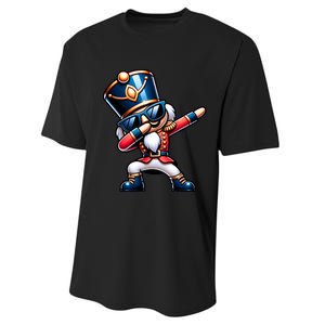 Christmas Nutcracker Dabbing Santa Xmas Funny Performance Sprint T-Shirt