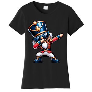 Christmas Nutcracker Dabbing Santa Xmas Funny Women's T-Shirt