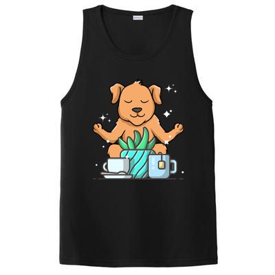 Cute Namaste Dog Do Yoga Gardening Lover Coffee Lover Meaningful Gift PosiCharge Competitor Tank