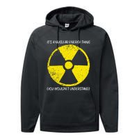 Cool Nuclear Energy Nuclear Power Plant Performance Fleece Hoodie