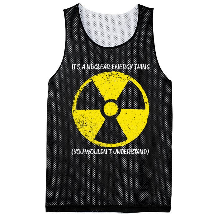 Cool Nuclear Energy Nuclear Power Plant Mesh Reversible Basketball Jersey Tank