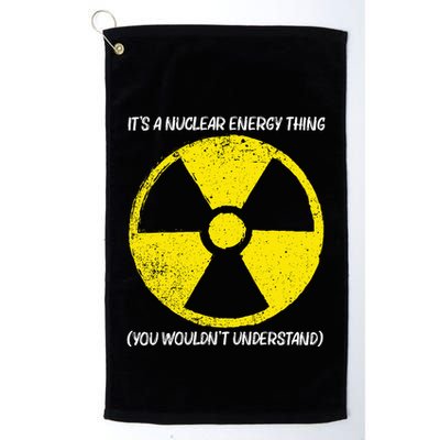 Cool Nuclear Energy Nuclear Power Plant Golf Towel