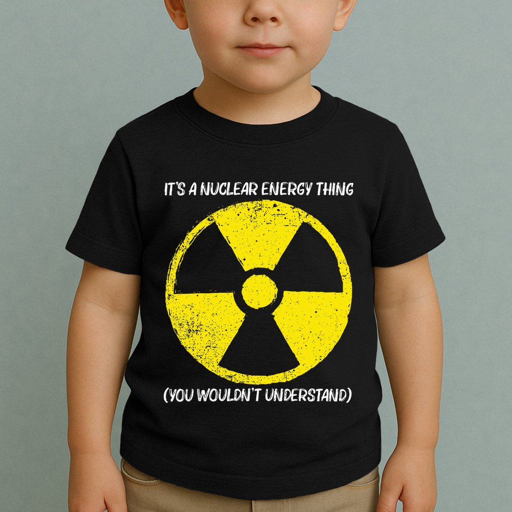 Cool Nuclear Energy Nuclear Power Plant Toddler T-Shirt