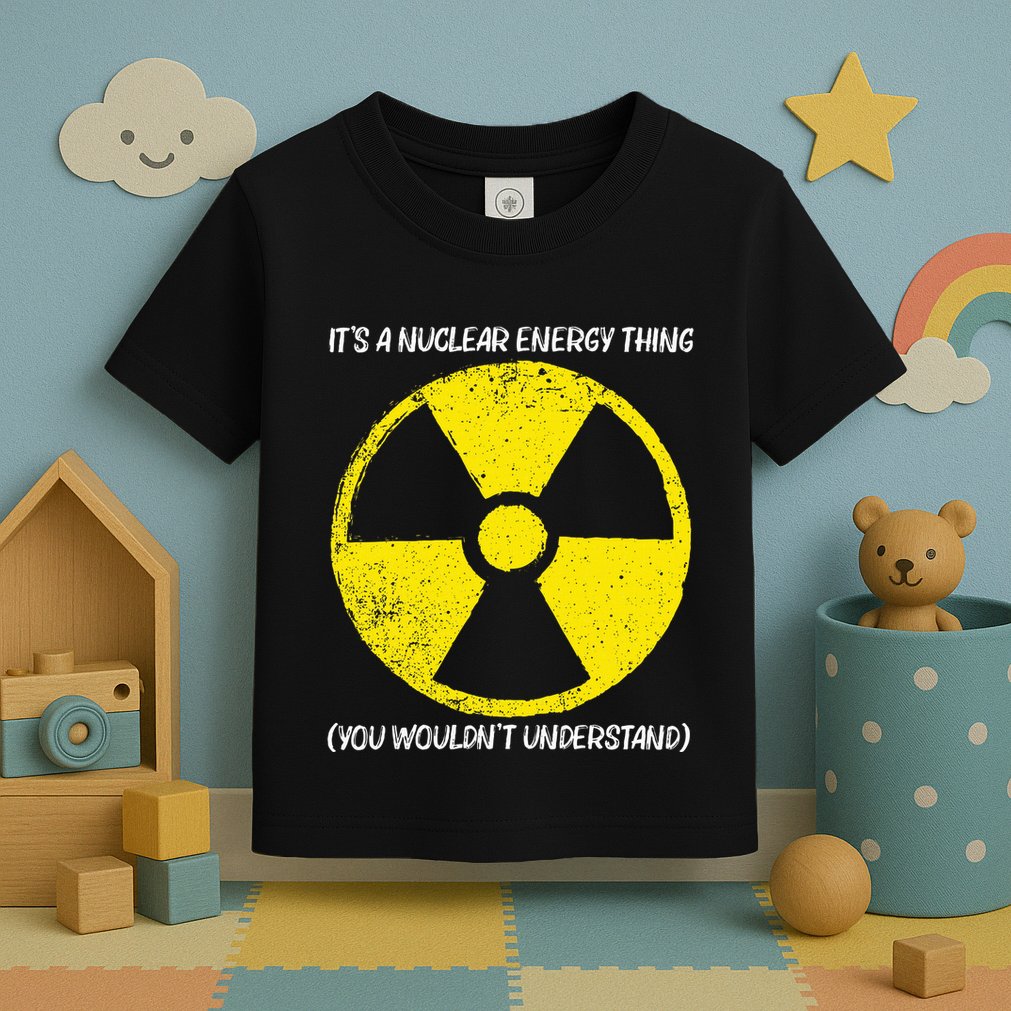 Cool Nuclear Energy Nuclear Power Plant Toddler T-Shirt
